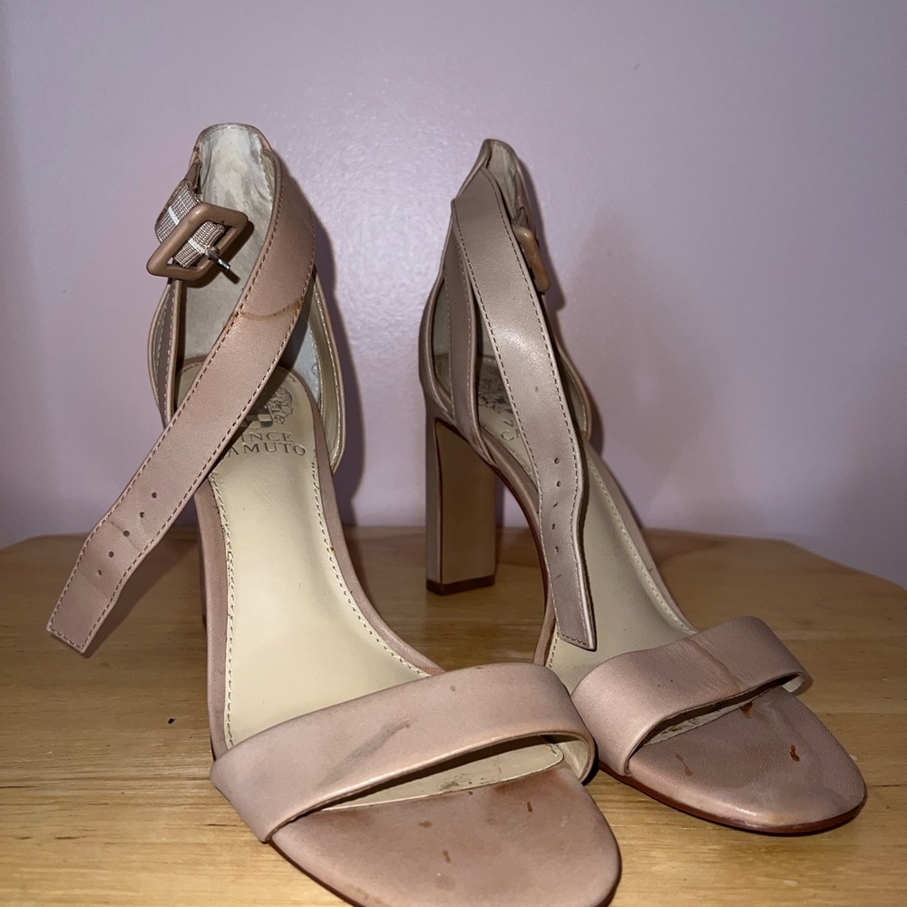 Vince Camuto Women's Nude Heeled Sandals